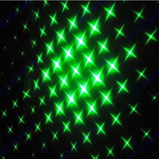 in 1 Green Laser Pointer Star beam + 5 Caps + 2 Battery Fast 