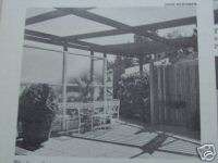 1970 EAMES RETRO Garden centers Lath house potting shed  