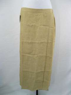 NWT ESKANDAR Limestone Linen Wrap Sarong Skirt SZ 0  