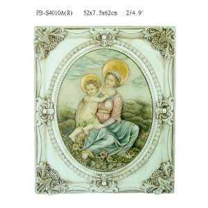  Mary and Baby Jesus Wall Plaque Design #2