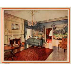   Interior Decoration Design   Original Color Print