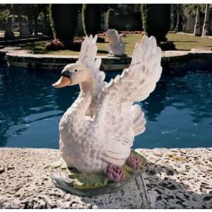  23 Beauty Grace Swan Sculpture Statue Figurine   Set of 2 
