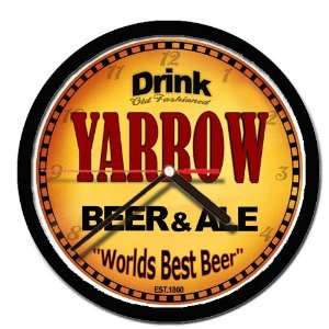  YARROW beer and ale cerveza wall clock 