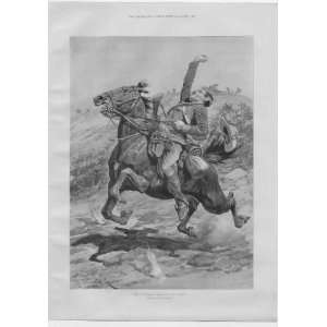  The Imperial Yeomans Last Ride Antique Print 1900