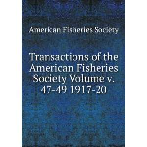  Transactions of the American Fisheries Society Volume v 