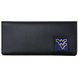 West Virginia Mountaineers Executive Black Leather Checkbook Cover 