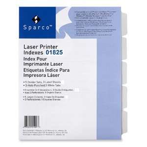  Sparco Laser Printer Indexing System Divider Office 