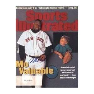 Mo Vaughn autographed Sports Illustrated Magazine (Boston Red Sox)