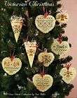 VICTORIAN CHRISTMAS Bell Hearts Ornaments Cross Stitch Pattern 