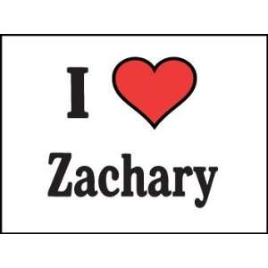  Zachary I Love Zachary Mousepad 