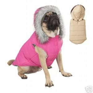  Zack & Zoey Dog Coat Reversible PINK Puffy Vest XXSM 