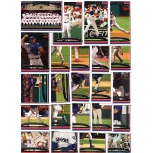  2006 Topps Texas Rangers Complete Team Set (24 Cards 