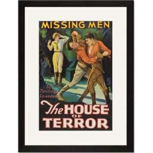   /Matted Print 17x23, The Missing Men serial from the House of Terror