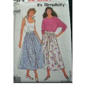 MISSES PULLOVER TOPS AND SKIRT SIZES 8 10 12 14 16 18 20 SIMPLICITY IT 
