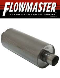 Hushpower dBx Muffler 2.25 In/Out 304S Stainless Steel  