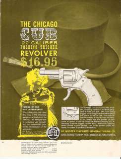1962 Catalog Pg Flyer HY HUNTER FIREARMS Cub Revolver  