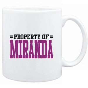  Mug White  Property of Miranda  Female Names