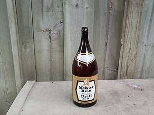 Meister Brau Premium Draft Beer Half Gallon Bottle  