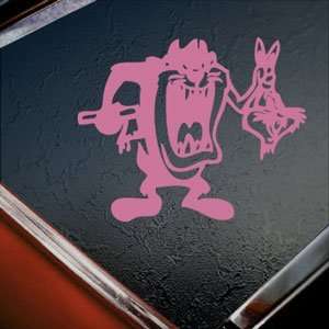  Tazmanian Devil Kill Bugs Bunny Taz Kids Pink Decal Pink 