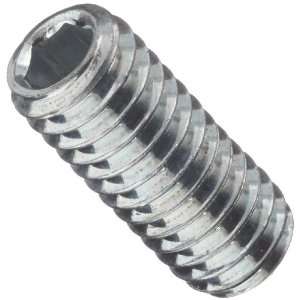 Zinc Plated Alloy Steel Set Screw, Hex Socket Drive, Cup Point, M6 1 