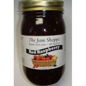  The Jam Shoppe Home Style Jam   All Natural   Red Raspberry Jam 