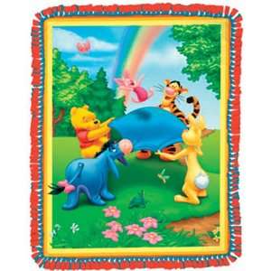  MAKE IT YOURSELF 43X55 3 D THROW KIT POOH BLANKET TOSS 
