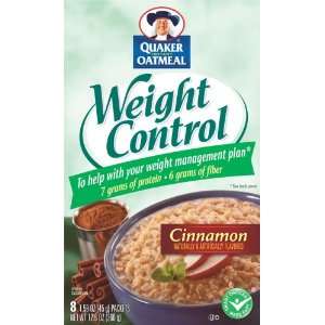  Instant Oatmeal Weight Management, Cinnamon, 12.6 Ounce Boxes (Pack 