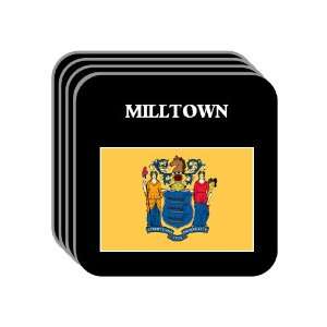  US State Flag   MILLTOWN, New Jersey (NJ) Set of 4 Mini 