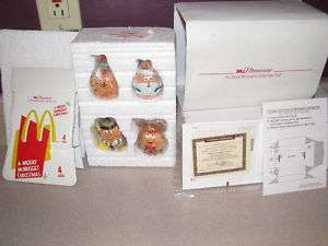 1996 McNugget Christmas Ornaments McDonalds NEW in Box  