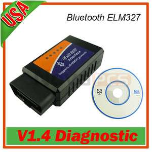 Auto Car ELM327 Bluetooth OBD II Wireless Transceiver  