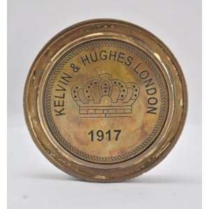   maritime brass Compass nautical Kelving Hughes 