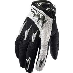  Shift Racing Hybrid X Gloves   Small (8)/Black/White 