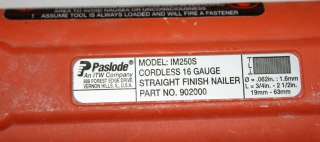 Paslode Impulse 900200 Cordless 16 Gauge Straight Finish Nailer 