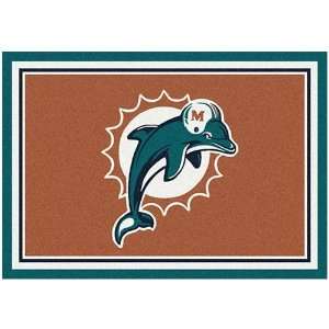 Miami Dolphins 78 x 109 Spirit Rug 