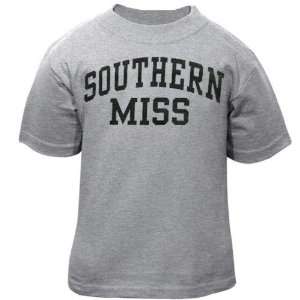  Southern Miss Golden Eagles Toddler Ash Arched T shirt 