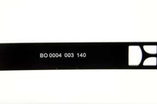 HUGO BOSS ORANGE HBO 0004 003 S.52 RX GLASSES BLACK MATTE METAL 