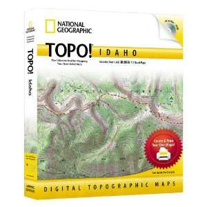  National Geographic TOPO Idaho Software