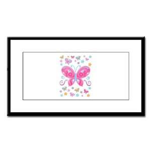  Small Framed Print Pretty Butterflies And Flowers 