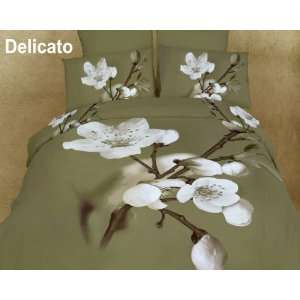  Dolce Mela DM420Q Delicato Queen Duvet Cover Set
