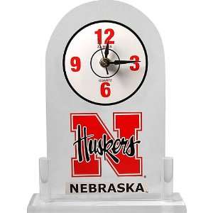  Za Meks Nebraska Cornhuskers Desk Clock