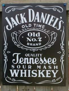 Jack Daniels Black Label Tin Sign Garage Man Cave Bar Beer Alcohol 