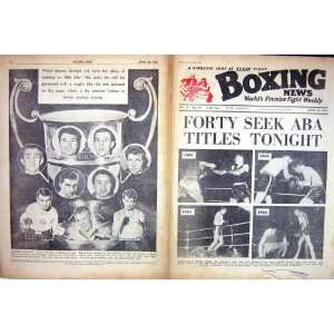  BOXING 1963 McTAGGART WILLIAMS TAYLOR MACKAY COOPER COX 