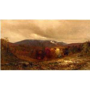 Hand Made Oil Reproduction   Jervis McEntee   32 x 18 inches   October 