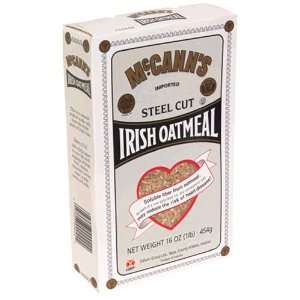 McCanns Steel Cut Irish Oatmeal, 16 oz  Grocery & Gourmet 