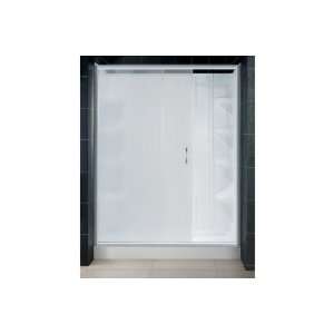 Dreamline Infinity Shower Door, Base & QWALL 3 Backwalls Kit DL 6103R 