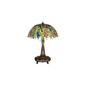     26575   31H Tiffany Honey Locust Table Lamp
