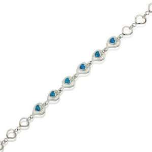  Opal Heart Bracelet 
