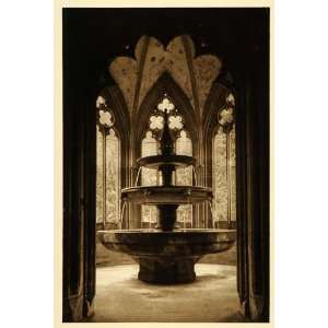  1924 Germany Maulbronn Abbey Well Fountain Cloister 