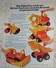 1955 Old Vintage Fisher Price Toys Ad Bucky Burro  