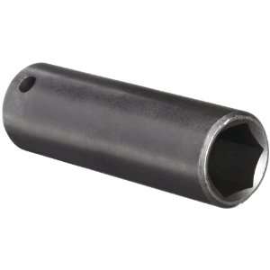   Socket, 6 Points Deep, 3 1/4 Overall Length, Industrial Black Finish